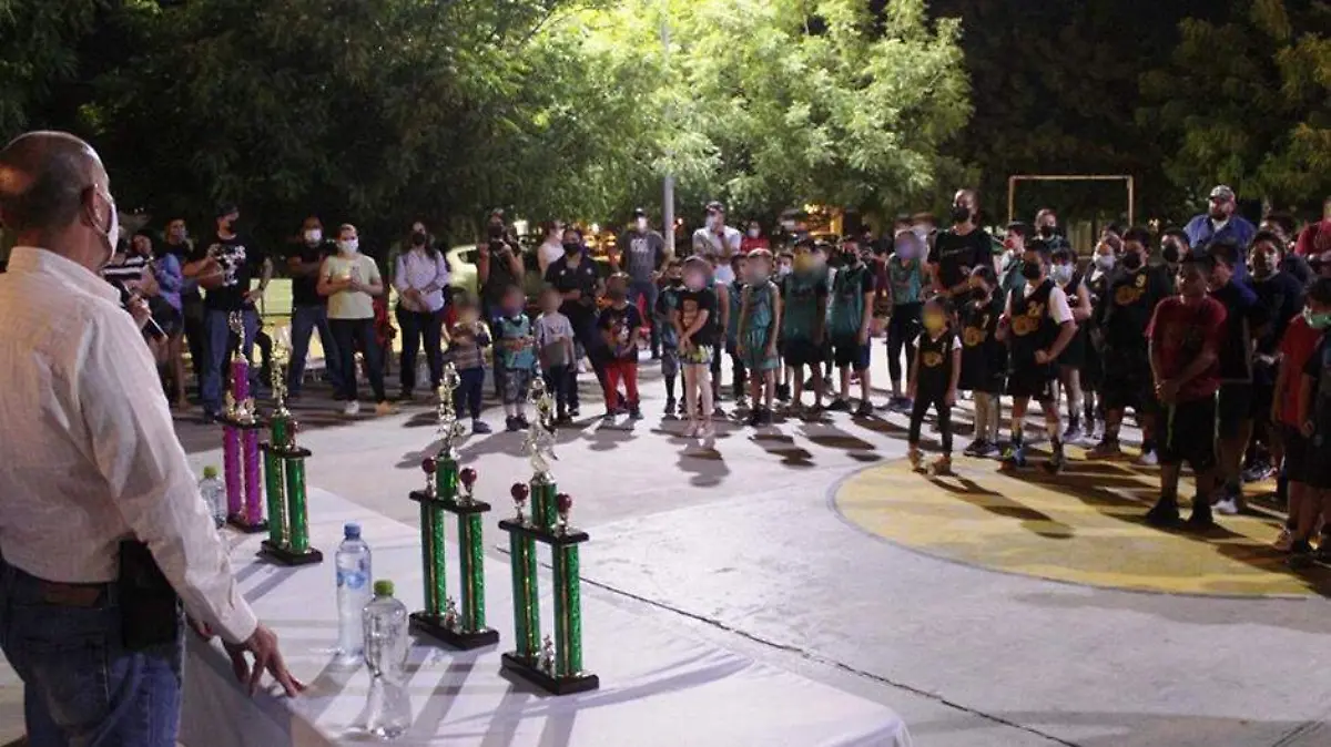 SSPE encuentro de basquetbol para evitar delito